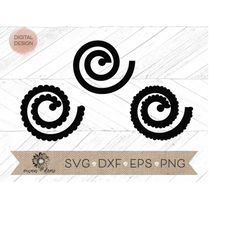 rolled flower svg - rose rolled flower svg - quilled flower svg - paper flower svg- rose cut file