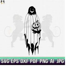 scary ghost svg, ghost svg, ghost clipart, ghost vector, ghost cricut, halloween svg, ghost cutfile, scream svg, boo svg