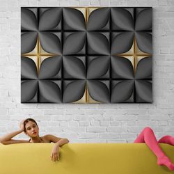 Canvas Prints Wall Decor 3D Wall Art Geometric 3D Wall