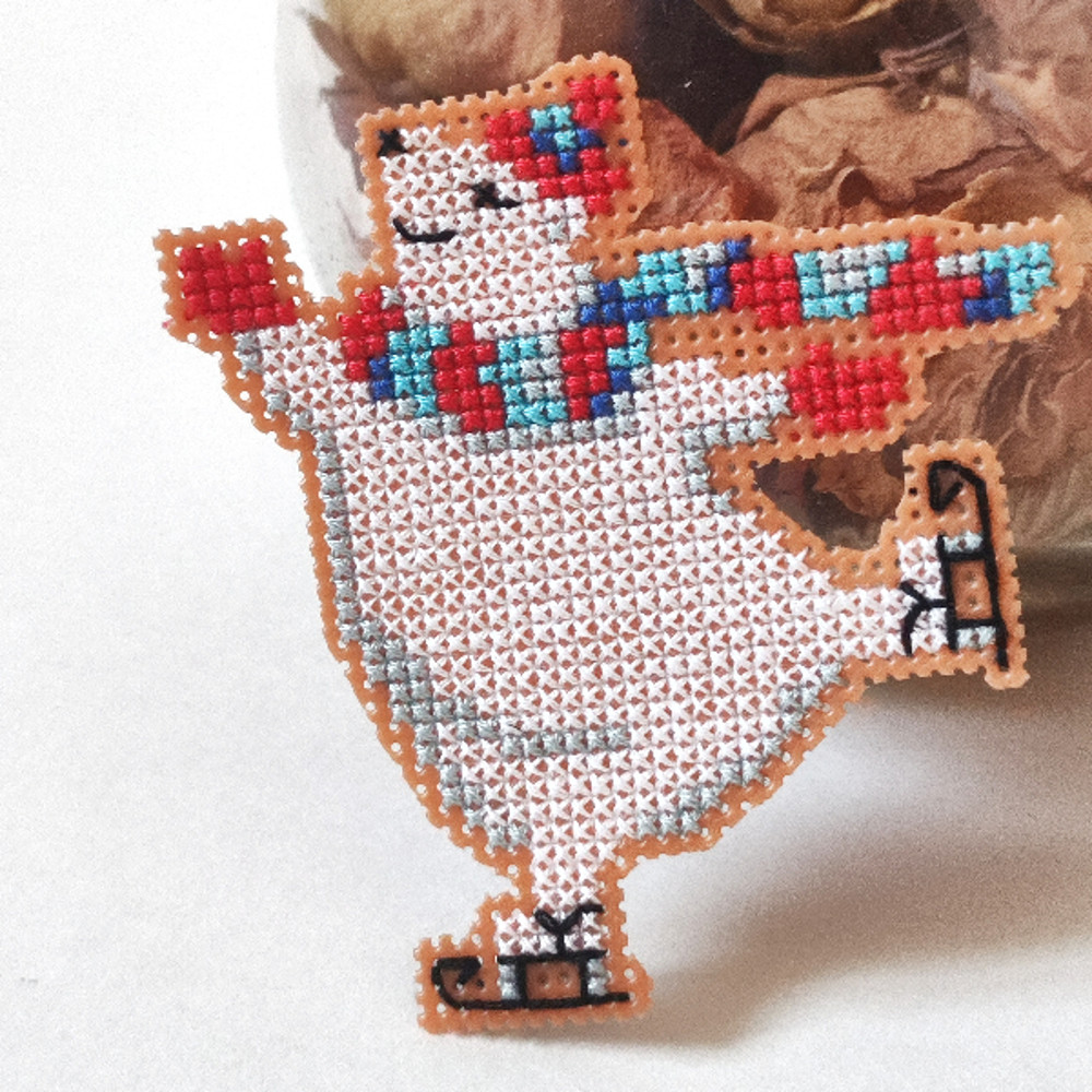 Bear cross stitch pattern