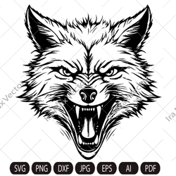 Fox Head svg/ FOX Face svg /Fox svg /Fox Mascot svg / Fox Printable / INSTANT DOWNLOAD