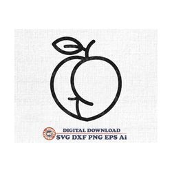 peach svg, peach clipart svg, peach butt svg, peachy svg, peach ass svg, fruit svg, funny svg, svg dxf eps ai png silhou