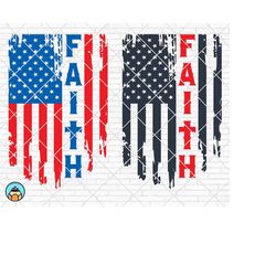 faith usa flag svg | cross svg | faith clipart | faith silhouette | faith flag svg | silhouette files | cross svg files