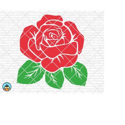 rose flower svg, rose svg, flower svg, rose cut files, rose clip art, rose silhouette, rose vector, floral rose, silhoue