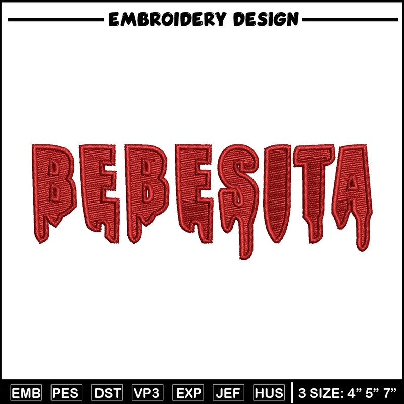 Bebesita embroidery design, Logo embroidery, Embroidery file, Embroidery shirt, Emb design, Digital download.jpg