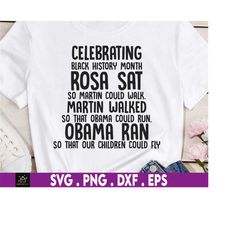 celebrating black history month inspirational power leaders svg, black leaders svg, black excellence svg, african americ