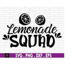 lemonade squad svg, summer svg, lemonade svg, lemonade stand svg, matching family lemonade stand, fun family summer acti