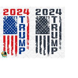 trump 2024 flag svg | trump american flag svg | trump 2024 svg | election 2024 | patriotic svg | trump cut file