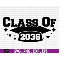 class of 2036 svg, 1st day of school svg, first day of school svg, first day of kindergarten, kindergarten senior svg, d