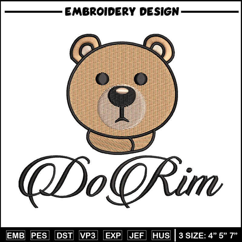 Dorim logo embroidery design, Logo embroidery, Embroidery file, Embroidery shirt, Emb design, Digital download.jpg
