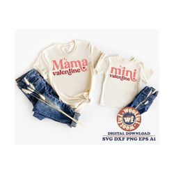 mama valentine svg, mini valentine, valentine's day svg, valentine svg, be mine svg, love svg, svg dxf eps ai png silhou