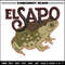 El sapo embroidery design, Logo embroidery, Embroidery file,Embroidery shirt, Emb design, Digital download.jpg