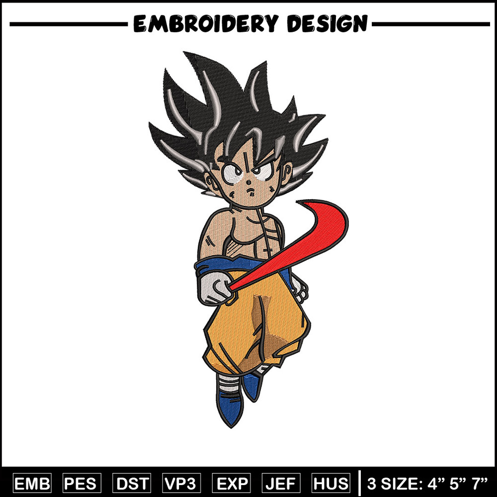Goku kid nike embroidery design, Dragonball embroidery, Embroidery file, Embroidery shirt, Emb design, Digital download.jpg