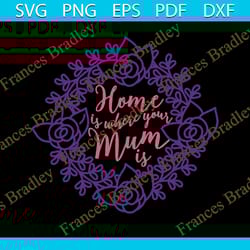 home is where your mum is png,mothers day png, mom life png, mama png, blessed mama png, mom of boys girls png, mom quot