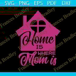 home is where mom is png, mothers day png, mom life png, mama png, blessed mama png, mom of boys girls png, mom quotes p