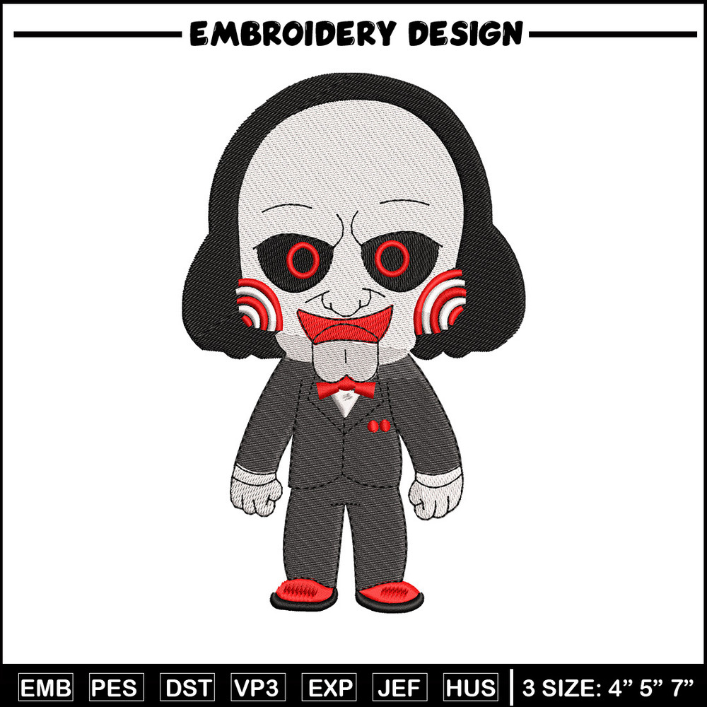 Horror man embroidery design, Horror embroidery, Embroidery file,Embroidery shirt, Emb design, Digital download.jpg