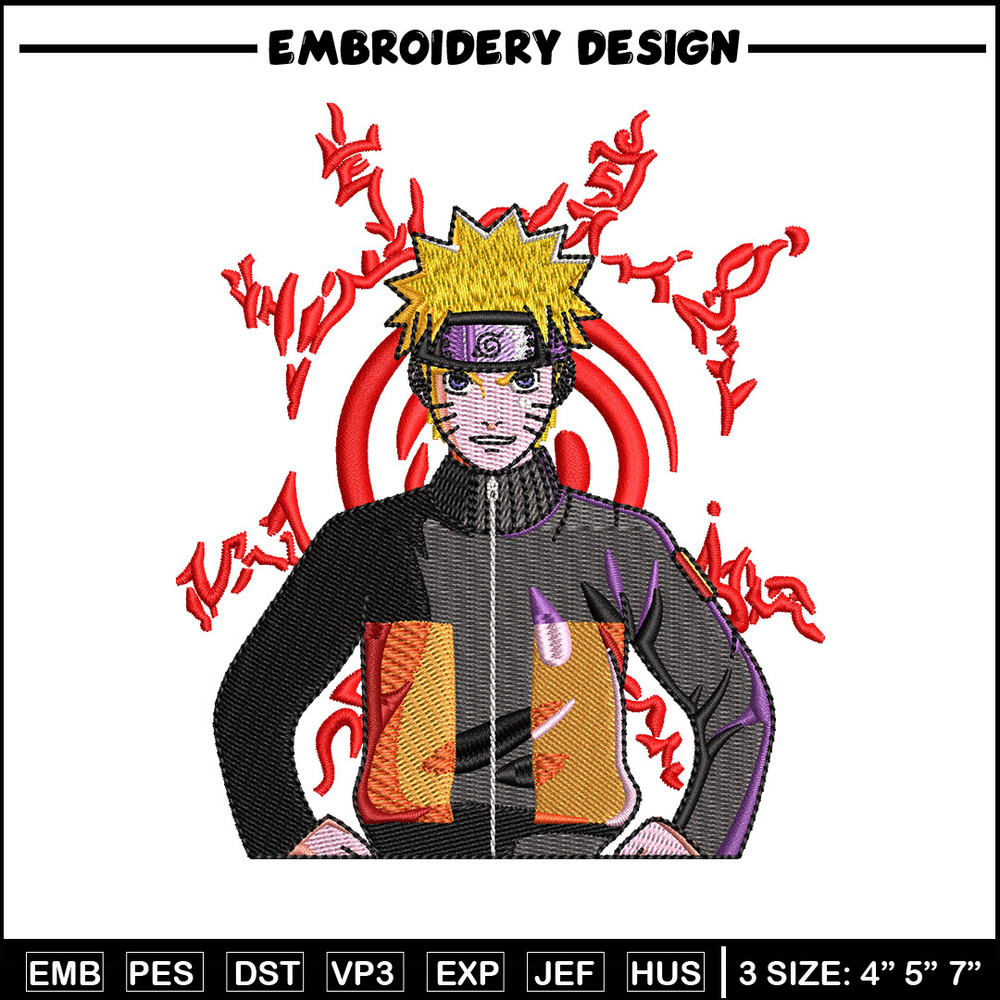 Naruto normal embroidery design, Naruto embroidery, Embroidery file, Embroidery shirt, Emb design, Digital download.jpg