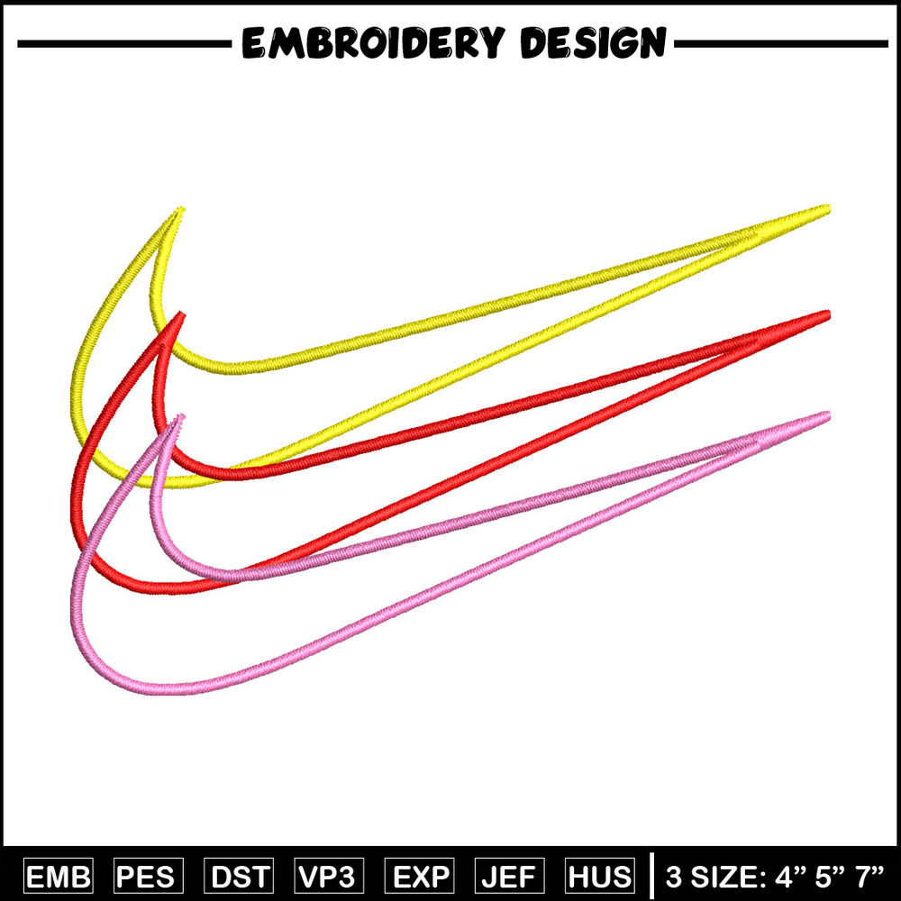 Nike 3 sign embroidery design, Logo embroidery, Nike design, Embroidery shirt, Embroidery file,Digital download.jpg