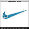 Nike blue embroidery design, Nike embroidery, Nike design, Embroidery shirt, Embroidery file, Digital download.jpg