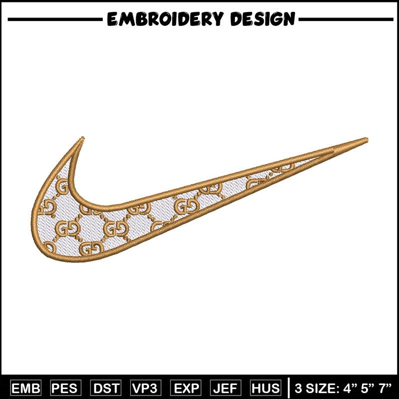 Nike brown embroidery design, Nike embroidery, Nike design, Embroidery shirt, Embroidery file, Digital download.jpg