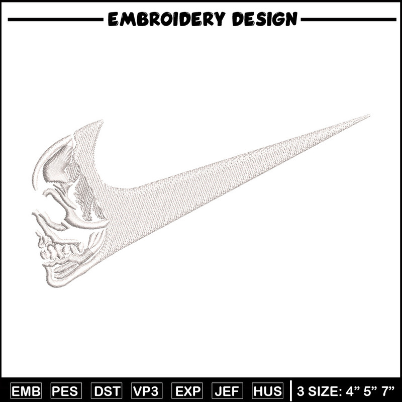 Nike horror embroidery design, Horror embroidery, Nike design, Embroidery shirt, Embroidery file, Digital download.jpg