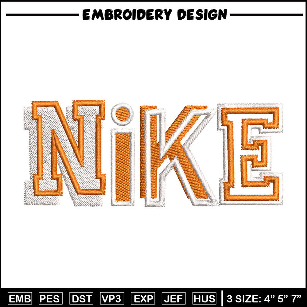 Nike orange logo embroidery design, Nike embroidery, Nike design, Embroidery shirt, Embroidery file,Digital download.jpg