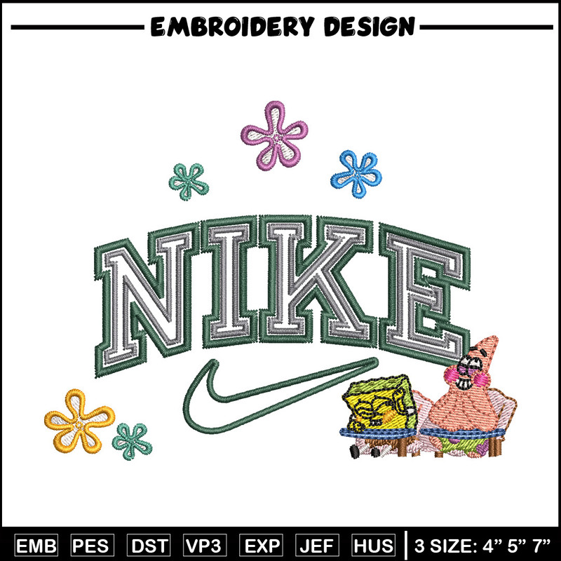 Nike spongebob embroidery design, Spongebob embroidery, Nike design, Embroidery shirt, Embroidery file,Digital download.jpg