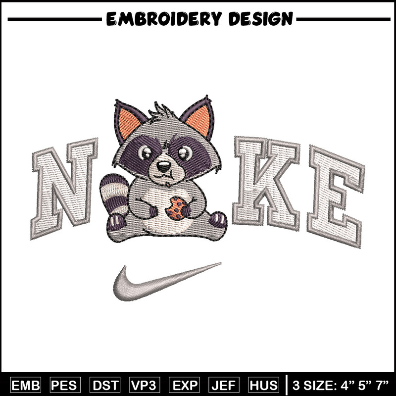 Nike squirrel embroidery design, Squirrel embroidery, Nike design, Embroidery shirt, Embroidery file, Digital download.jpg