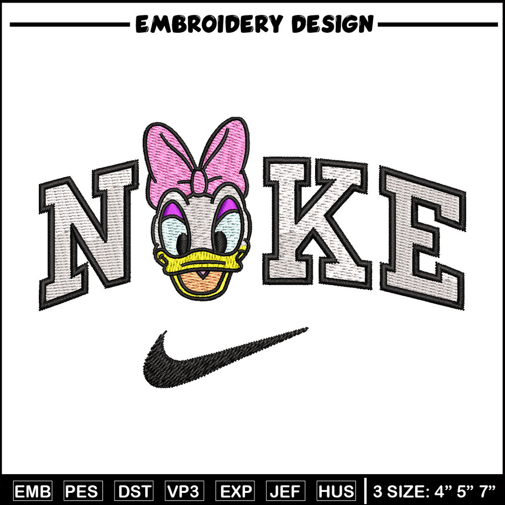 Nike x daisy embroidery design, Daisy embroidery, Nike design, Embroidery shirt, Embroidery file, Digital download.jpg