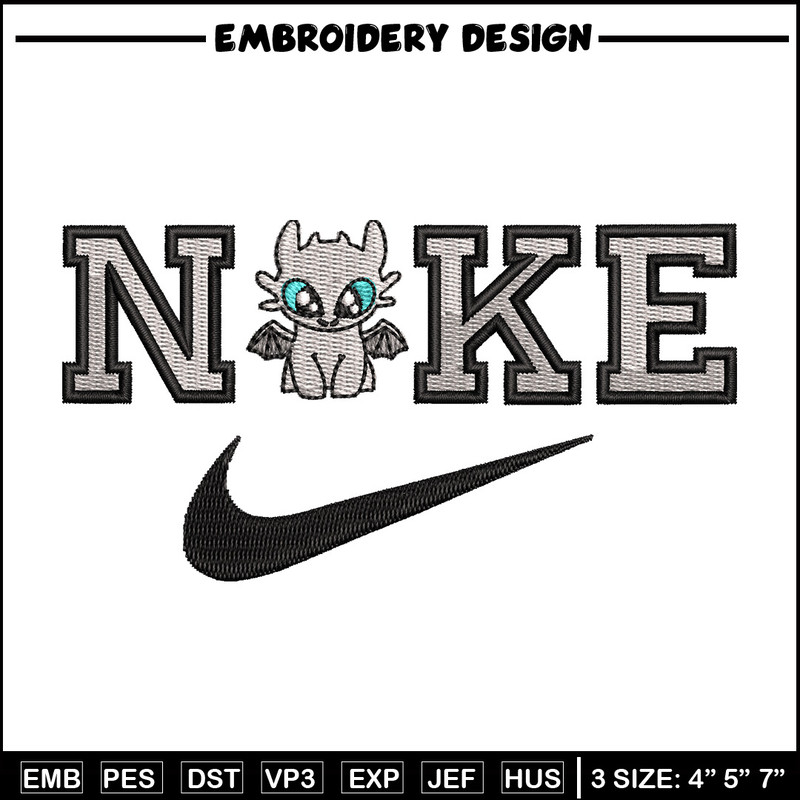 Nike x dragon black embroidery design, Dragon embroidery, Nike design,Embroidery shirt,Embroidery file, Digital download.jpg