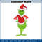 The Grinch embroidery design, Chrismas embroidery, Embroidery file, Embroidery shirt, Emb design, Digital download.jpg