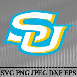 Southern university SVG PNG JPEG  DXF Digital Cut Vector Files for Silhouette Studio Cricut Design
