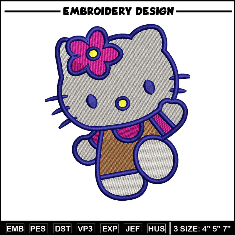 Hello kitty embroidery design, Kitty embroidery, Embroidery file,Embroidery shirt, Emb design, Digital download.jpg
