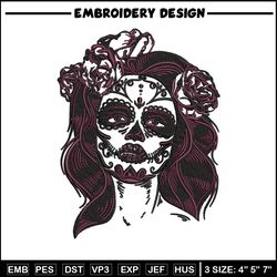 Horror girl embroidery design, Horror embroidery, Embroidery file, Embroidery shirt, Emb design, Digital download