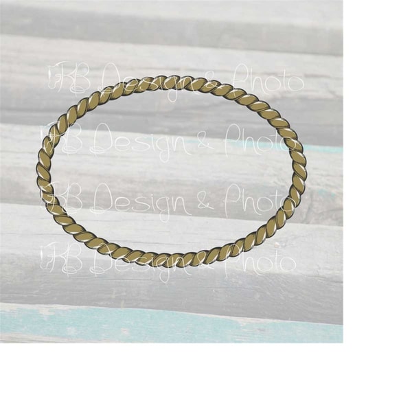 Oval Rope Vector/Raster- SVG, PNG - Inspire Uplift