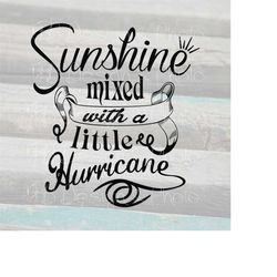 Sunshine mixed with a little Hurricane Vector/Raster- SVG, PNG