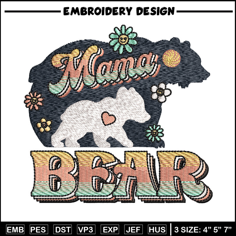 Mama bear embroidery design, Halloween embroidery, Embroidery file, Embroidery shirt, Emb design, Digital download.jpg