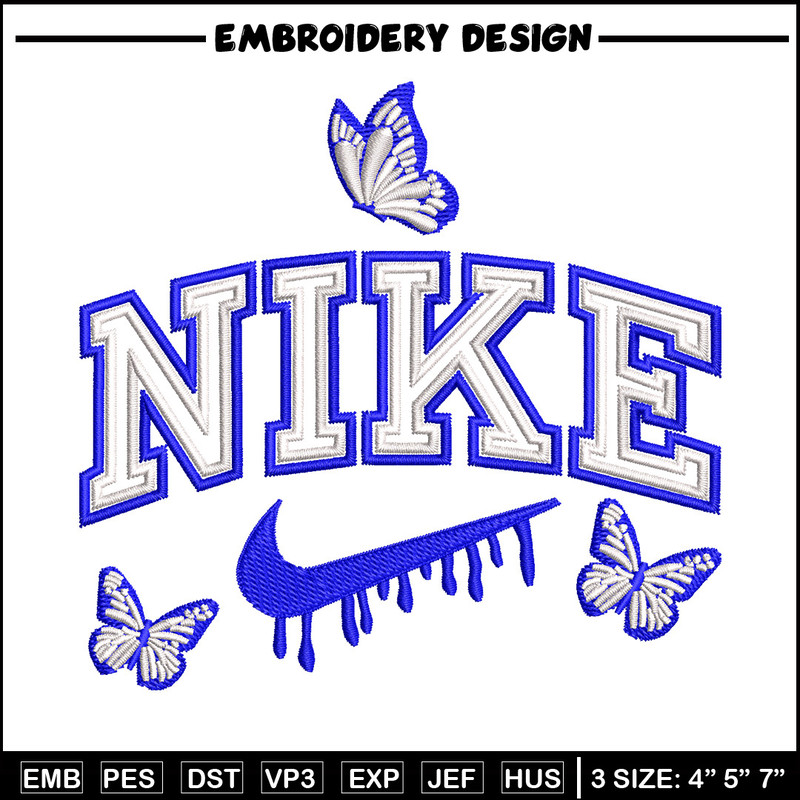 Nike butterfly embroidery design, Butterfly embroidery, Nike design,Embroidery file,Embroidery shirt,Digital download.jpg