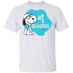 peanuts snoopy 1 grandson t-shirt