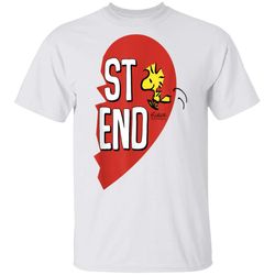 peanuts snoopy and woodstock best friends t-shirt