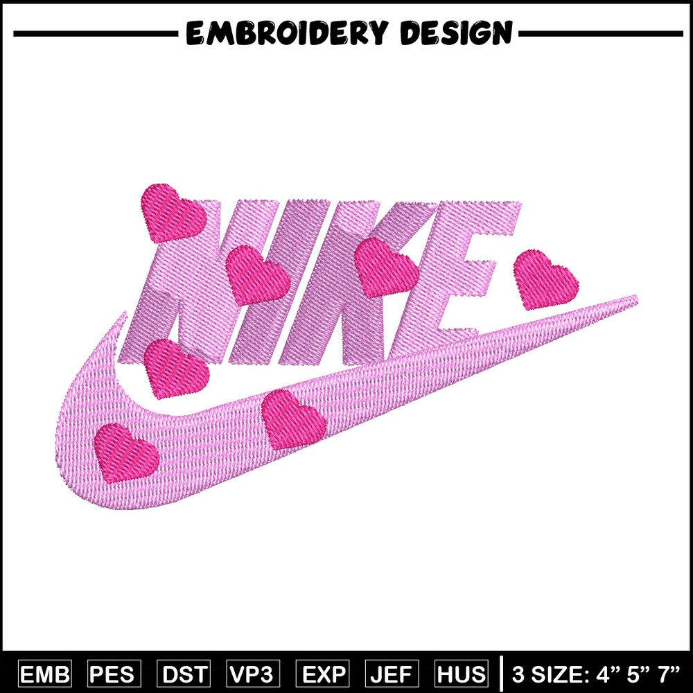 Nike heart embroidery design, Nike embroidery, Nike design, Embroidery shirt, Embroidery file, Digital download.jpg