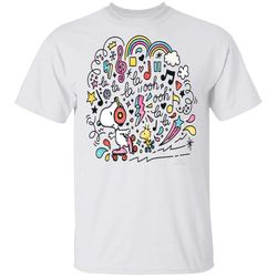 peanuts snoopy and woodstock ooh la la t-shirt