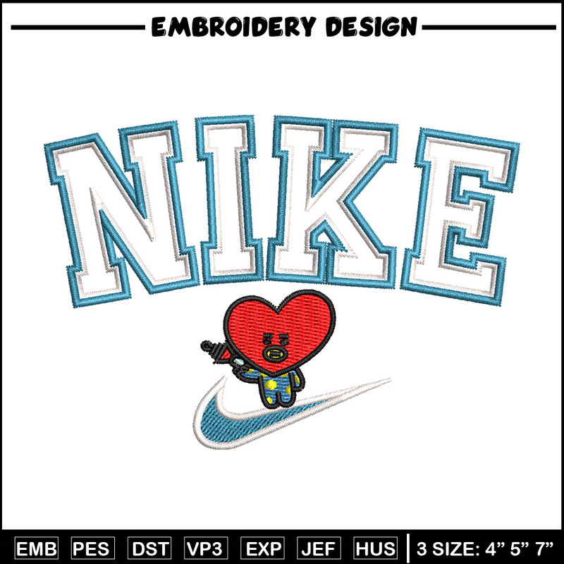 Nike red heart embroidery design, Nike embroidery, Nike design, Embroidery shirt, Embroidery file,Digital download.jpg