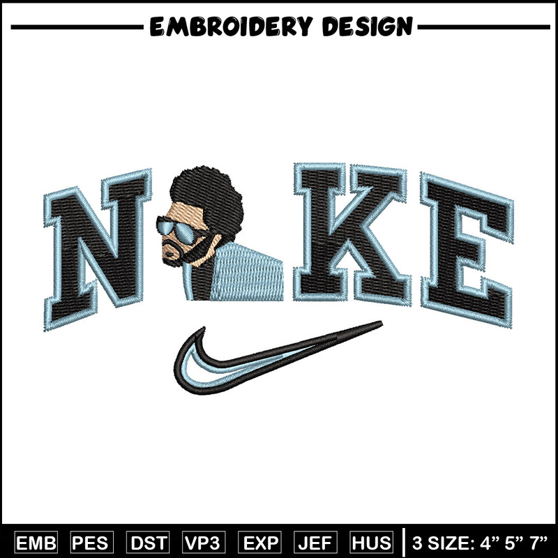Nike weeknd embroidery design, The weeknd embroidery, Nike design, Embroidery shirt, Embroidery file, Digital download.jpg
