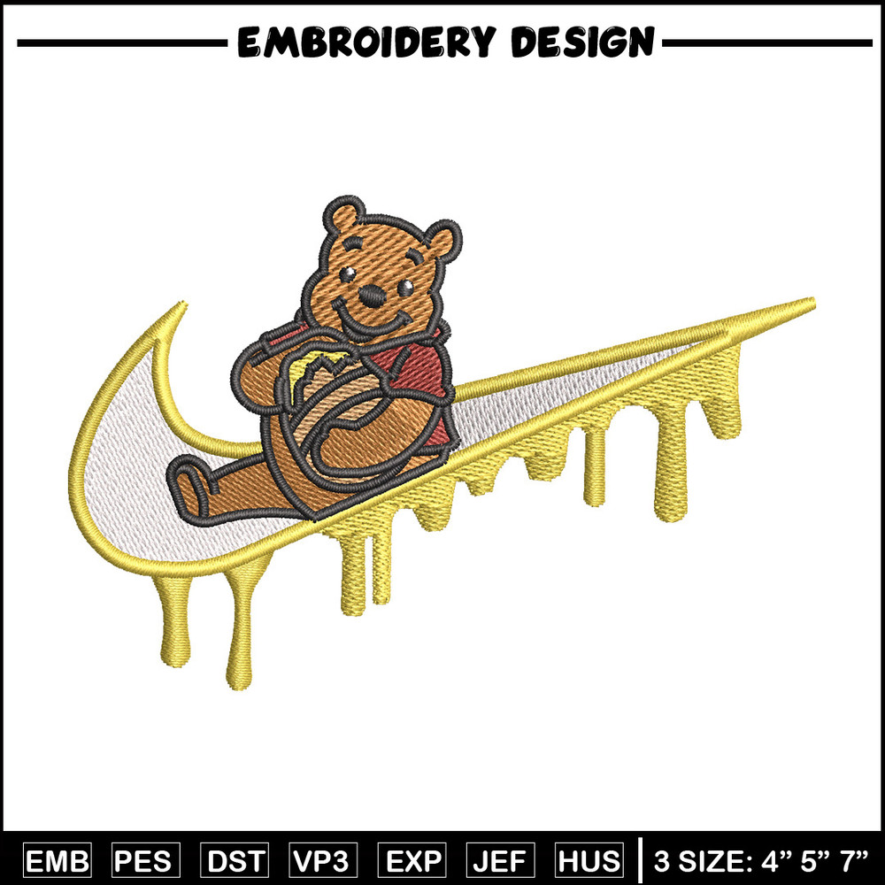 Nike x pooh embroidery design, Pooh embroidery, Nike design, Embroidery shirt, Embroidery file,Digital download.jpg