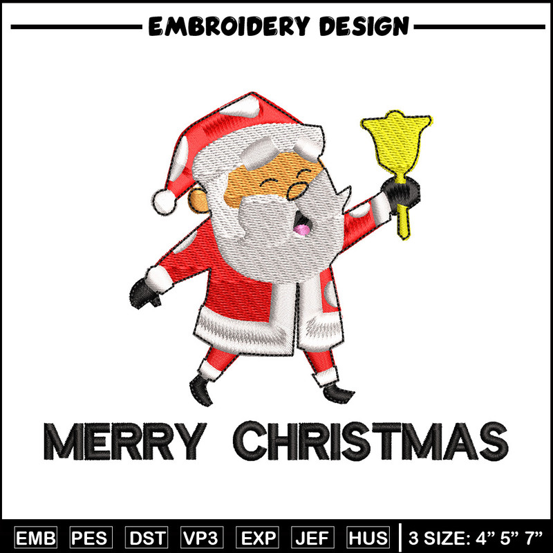 Satan bell embroidery design, Chrismas embroidery, Emb design, Embroidery shirt, Embroidery file, Digital download.jpg