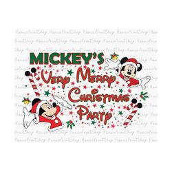 very merry christmas party png, merry christmas png, mouse christmas png, xmas holiday, christmas candy cane png, png fi