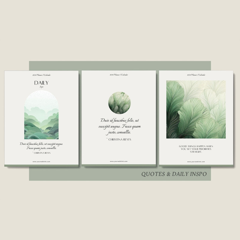 Customizable Planner 2024 template, Editable 2024 Monthly calendar template, Canva template (9).jpg