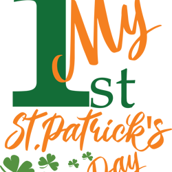 1st stpatricks day, st. patrick's day svg, saint patricks svg, lucky svg, irish svg, shamrock, instant download