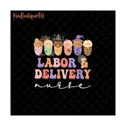 labor and delivery nurse png, l and d nurse png, labor and delivery halloween png, swaddle specialist png, mother baby n